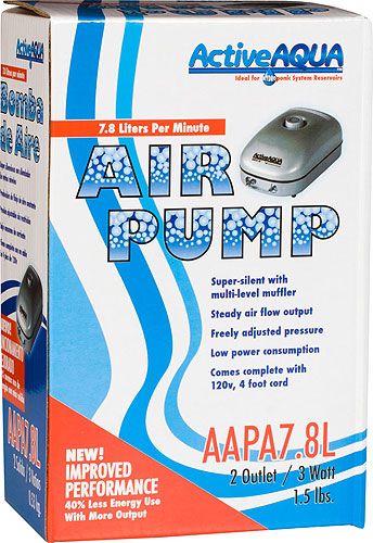 Air Pump, 2 Outlets, 5W 7.8L/min