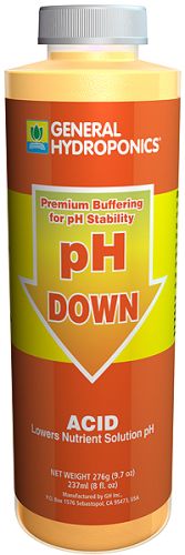 General Hydroponics pH Down Liquid 8 oz