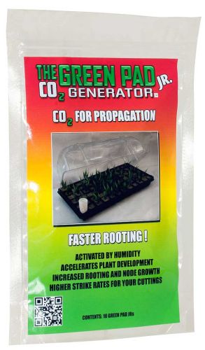 Green Pad Jr. CO2 Generator, 10 pads