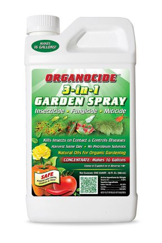 Organocide Bee Safe 3-in-1 Garden Spray, Quart