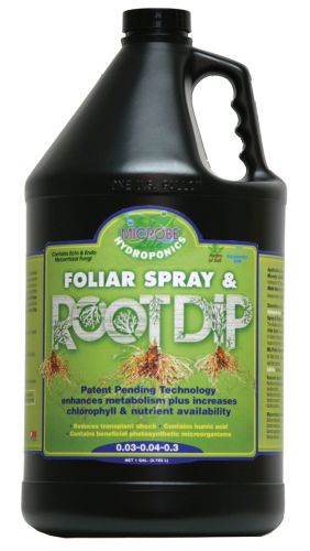 Microbe Life Hydroponics Foliar Spray & Root Dip, Gallon