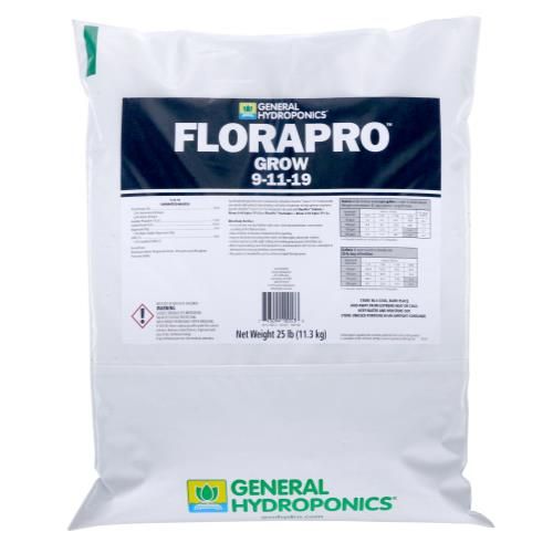 General Hydroponics FloraPro Grow Soluble, 25 lb