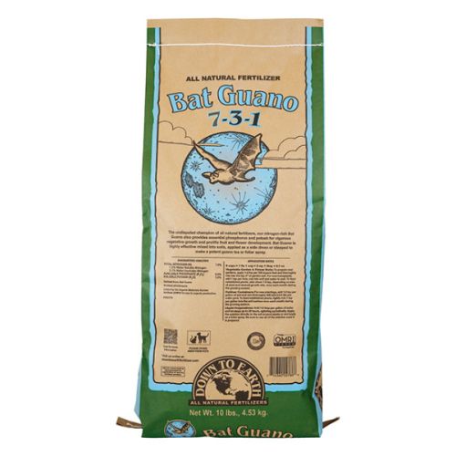 Down To Earth Bat Guano Natural Fertilizer 7-3-1, 10 lb