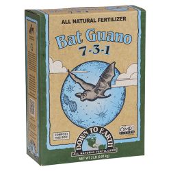 Down To Earth Bat Guano Natural Fertilizer 7-3-1, 2 lb