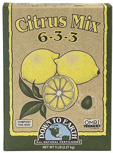 Down To Earth Citrus Mix All Natural Fertilizer Organic 6-3-3, 5 lb