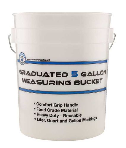 Measure Master Graduated Measuring Bucket 5 Gallon
