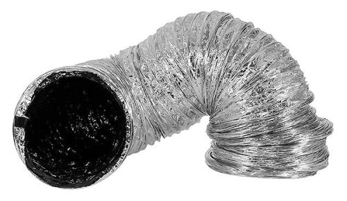 Ideal-Air Supreme Silver / Black Ducting 10
