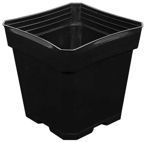 Gro Pro Black Plastic Pot 5.5