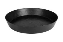 Gro Pro Heavy Duty Black Saucer w/ Tall Sides 25"