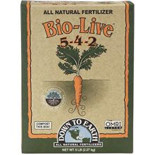 Bio-Live Natural Fertilizer 5-4-2 with Myco OMRI, 5 lb