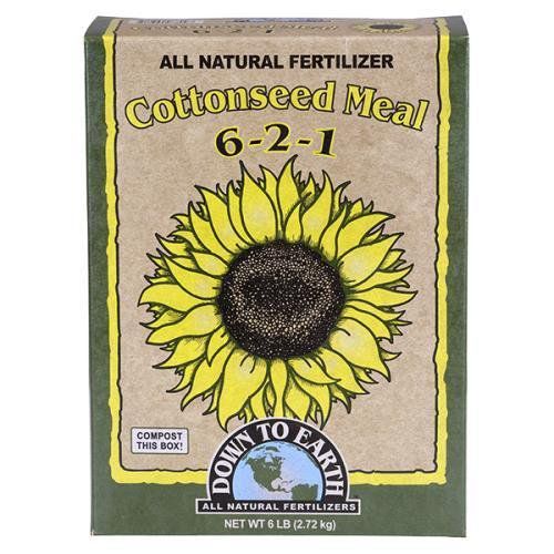 Down To Earth Cottonseed Meal Natural Fertilizer 6-2-1, 5 lb