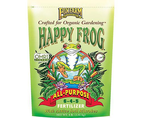 FoxFarm Happy Frog All-Purpose Fertilizer, 4 lb