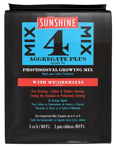 SunGro Horticulture Sunshine #4 with Mycorrhizae, 3 cf