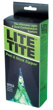 Lite Tite Heavy Duty Peel & Stick Zipper