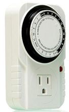Autopilot Analog Grounded Timer, 1725W, 15A, 15 Minute On/Off, 24 Hour